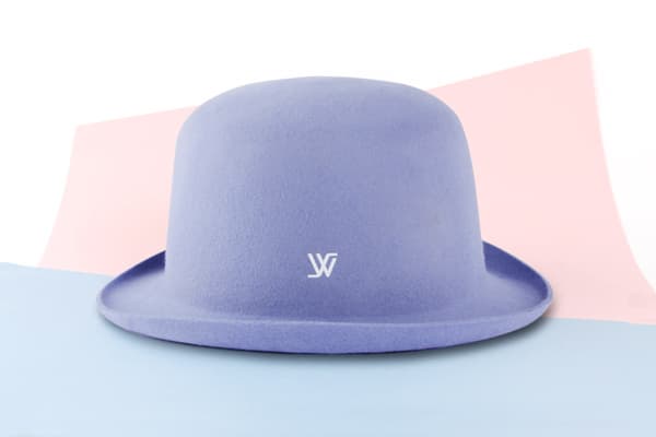 WHITE SANDS Macaron Wool Felt Hat One Size Bright Purple